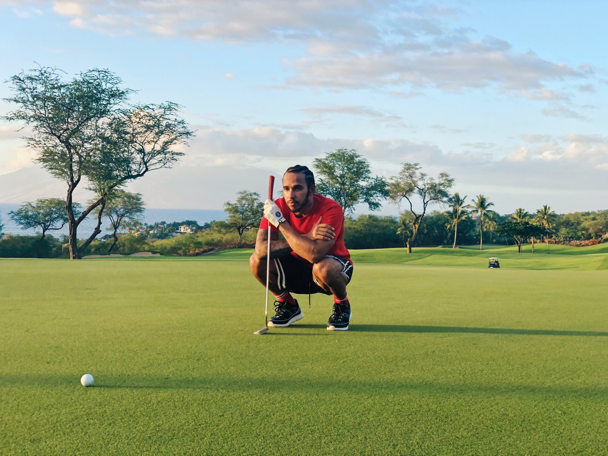 Lewis Hamilton on X Weekend rounds I love the precision of this sport golf https t sTveqk28qT X