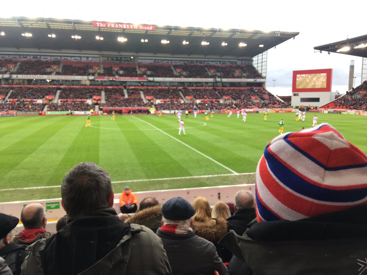 HeronXdave's tweet photo. Well after the, erm, ‘euphoria’ of beating #LeedsUtd last week normal service is resumed at #StokeCity this week. We missed #CharlieAdam and lacked energy and passion. Not sure why #NathanJones would sub young #JoshTymon 2 minutes before half-time? Season officially over. #STOPNE https://t.co/vCfRbcXrX2