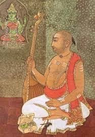 श्याम शास्त्रि-Another of the Carnatic triad; this gem of गौतम गोत्र was born in a family of अर्चकाः of the बंगारू कामाक्षी temple. Devotion to कामाक्षी naturally ran in the blood of this genius who encoded secrets of श्रीविद्या सम्प्रदाय in his compositions for the initiated.