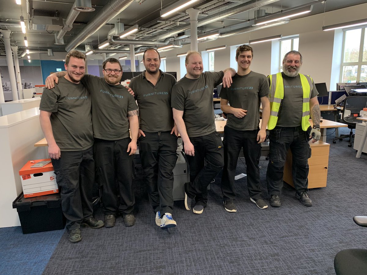 Great job today guys, final weekend of moves and changes for our customer in Chippenham #outofhours #happycustomer #removalmagic #teamwork