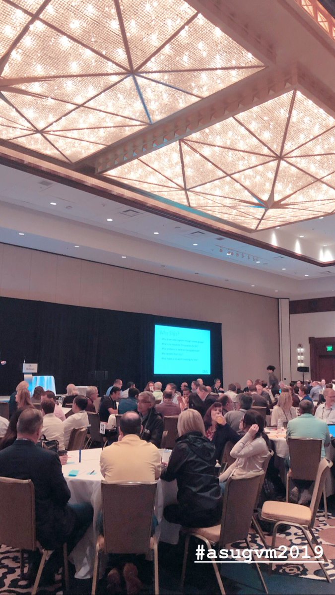 ASUG_DFW's tweet photo. Working together to #influence #network and #educate at #ASUGVM2019 @ASUG365 https://t.co/vxLcah2847
