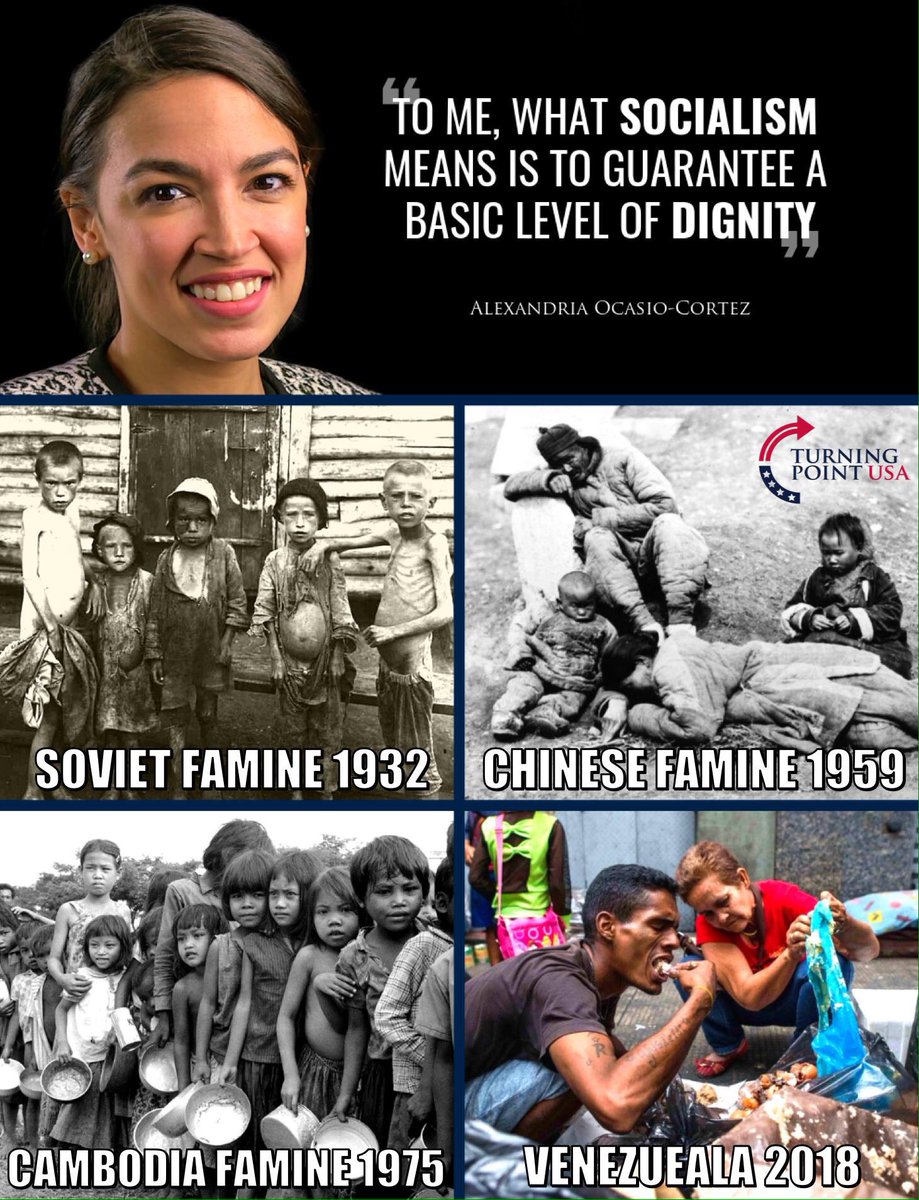 Demos are living in the dark ages This is what the are fighting for @AOC @SenSanders You Young lady need to study the history of the world  socialism & the Democratic party #deathofanation @DineshDsouza You will destroy this country #Venezuela #VoteRedToSaveAmerica #MAGA #KAG 🇺🇸