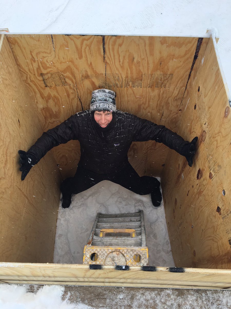 SurlyGivesADamn's tweet photo. Whatever weather...we have snow sculpture forms to build, shovel and stomp for @Loppet today. #surlygivesadamn https://t.co/2pPnd4qZ6f
