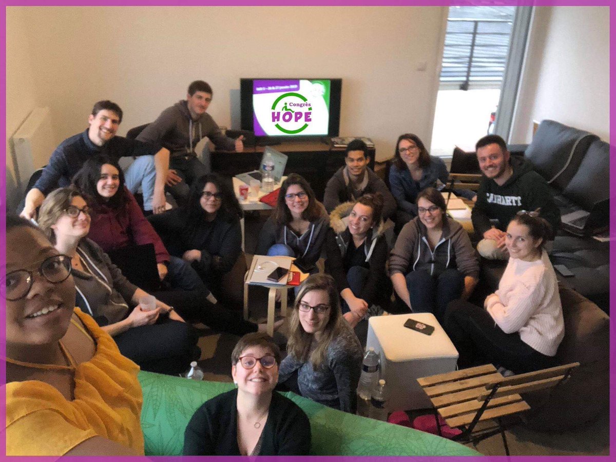 CongresHOPE's tweet photo. Ce WE le bureau du Congrès #HOPE2019 se réunit en réunion de bureau à Tours !
L’occasion d’accueillir de nouveaux membres et de faire le point sur l’organisation de l’édition 2.1 du @CongresHOPE !
#MoveForwardTogether https://t.co/H6NmdDCtZX