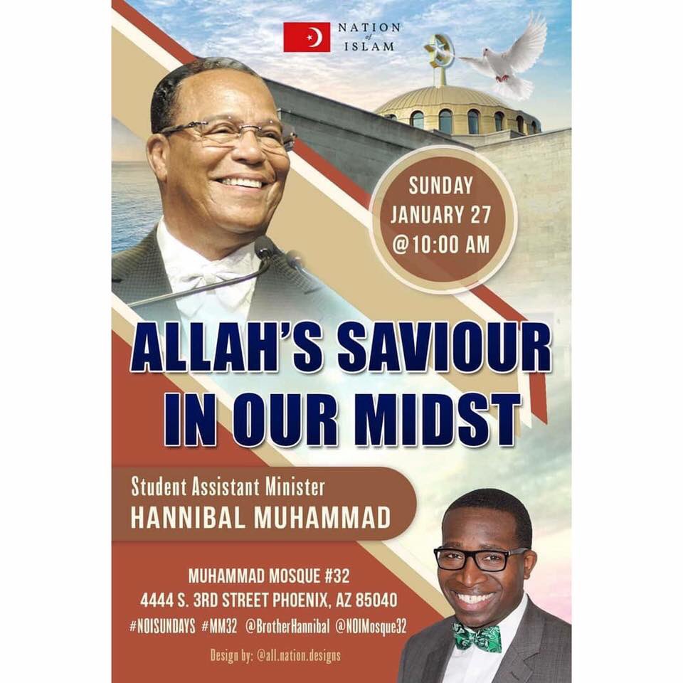 Mu_OnTheMove's tweet image. This Sunday come hear Stu. Min.@BrotherHannibal teach on the subject "Allah's Saviour in Our Midst."#mosque32  #farrakhan #muhammadonthemove