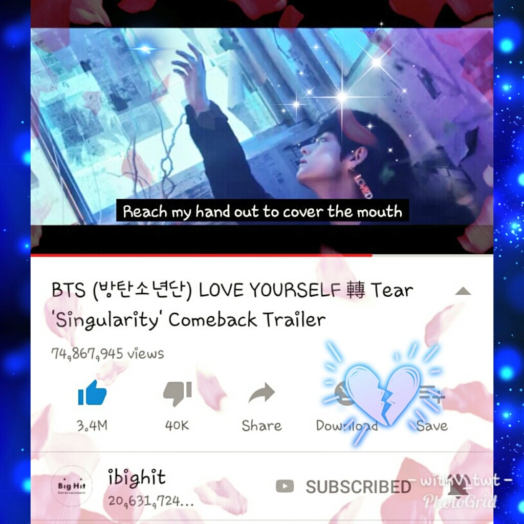 withV_twt's tweet photo. [#Singularityto75M]

#Singularity views in 24 hours
00:05 a.m KST 01/27/2019 

Last RT : 74.748.490
+             :      119.455 🔼🔥🔥

Link: https://t.co/958lg3j0qf

#V #뷔 #BTSV #방탄소년단뷔
#방탄소년단 #BTS @BTS_twt
#KimTaehyung #Taehyung 
#SingularityStreaming 💫
💜💜💜 https://t.co/QSkLbqjSMn