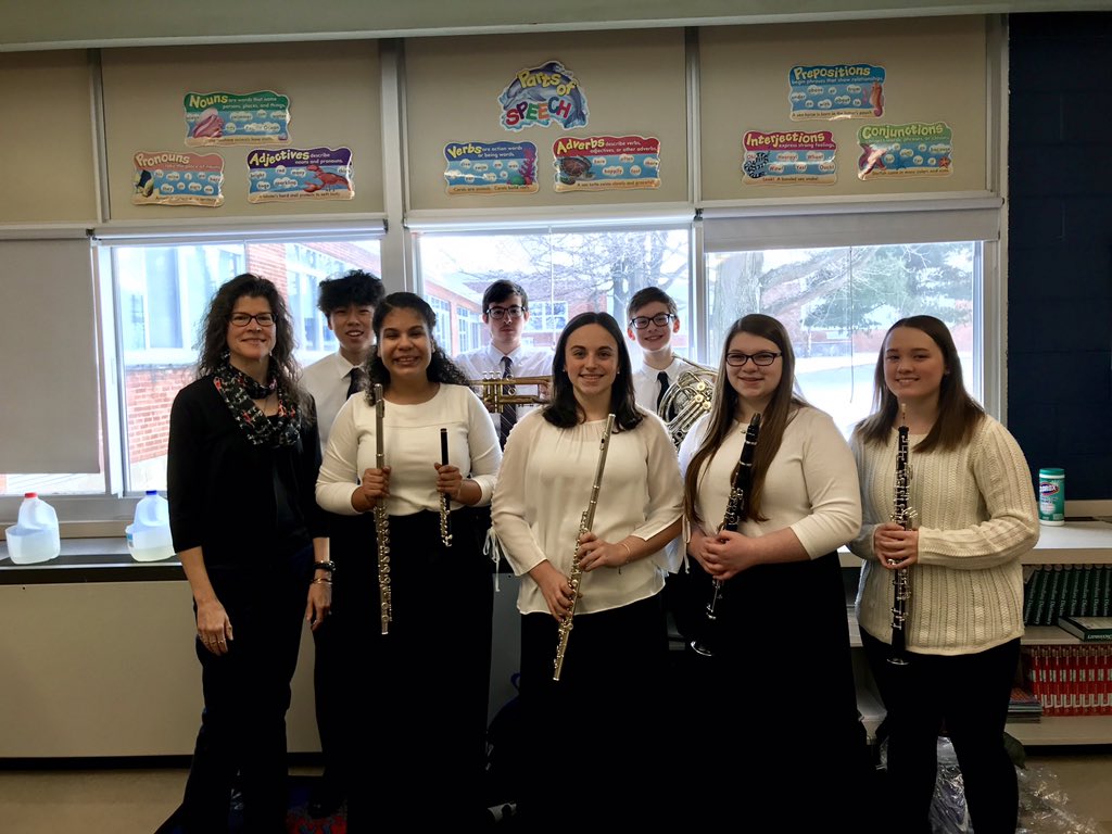 Super proud of all my band students for their hard work and dedication! Looking forward to a great All-County concert. I love my band! #MynderseMusic #SFCSDPROUD