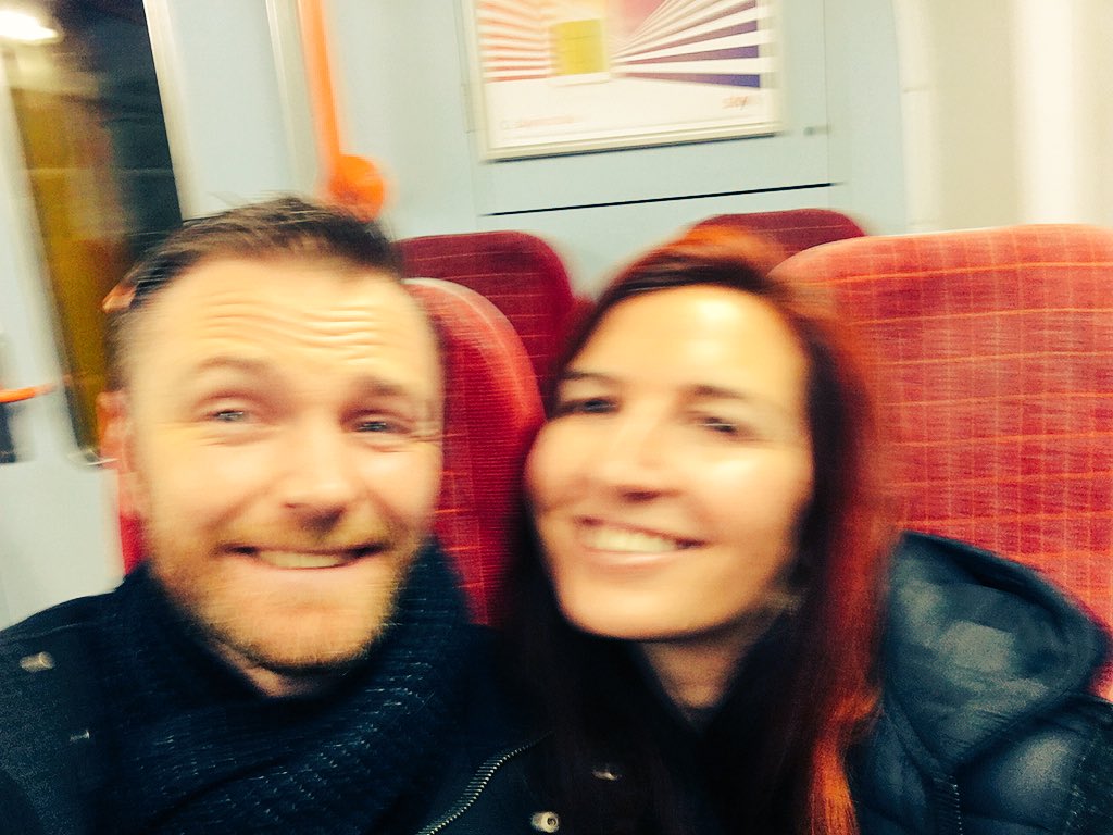 So excited to be seeing <a href="/BloodRedShoes/">Blood Red Shoes</a> tonight. Jesse’s not taking her glasses so I guess it’s (wait foorrrrr iiitttttt) BLURRED RED SHOES for her! 🤦🏼‍♂️