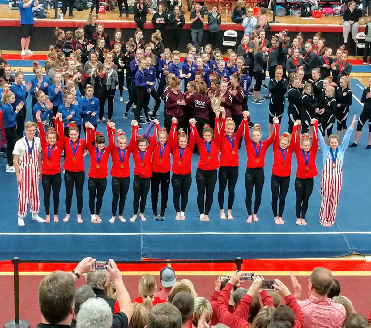 lakergym's tweet photo. Speechless. There are no words to even explain how thankful we are. Thank you gymnasts, coaches and the community for all the support and kindness today. It truly means more than you all will ever know. #sailsfull https://t.co/sfACFEKwWC