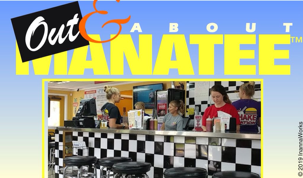 Have you been to #ShakeStation? Great #classicBurgers.Fries #classicMilkshakes. #EllentonFL #oldTimeDiner #jukeboxSoundtrack #goodFood #pleasantDining #ElvisFavorites #comfortFood #ManateeCountyFL #OutandAboutManatee™