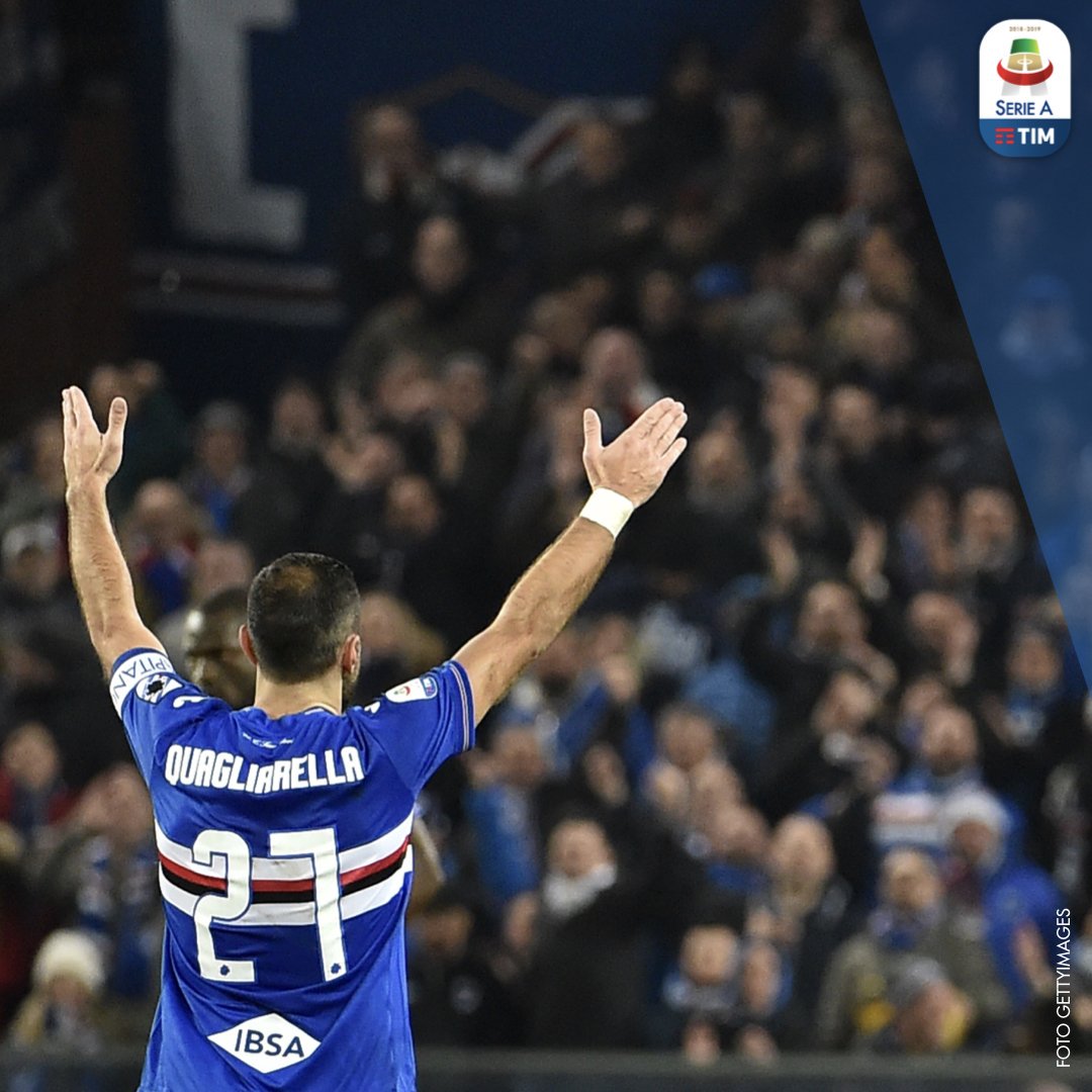 SiaranBolaLivee's tweet photo. FT #SerieA 
Sassuolo 3-0 Cagliari 
(Locatelli 9', Babacar 45' (P), Matri 87')

Sampdoria 4-0 Udinese
(Quagliarella 33'(P), 56' (P), Linetty 68', Gabbiadini 78')

AC Milan 0-0 Napoli https://t.co/OOfbzeKRm2
