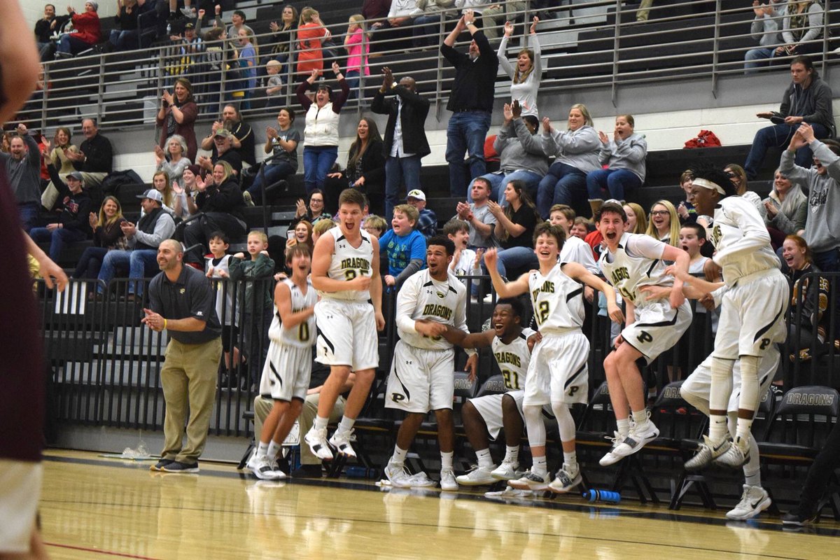 Why is basketball so great? Pure, raw, beautiful emotions pouring out and magical moments. None can be bigger than for Senior Eddie Lucas last night. This great picture captures how excited everyone was for him. <a href="/Pepperell_Pulse/">Pepperell High School</a> <a href="/PepperellSports/">Pepperell Sports</a> <a href="/PESDragons/">Pepperell Elementary</a> @JameyAlcornPHS