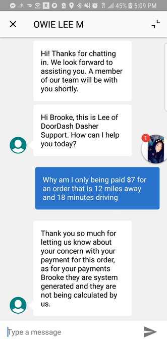 @DoorDash this is the customer support your dashers get ??? And you wonder why you guys lose drivers<a class="tags" target="_blank" title="On Twitter" href="/?out=eyJ0eXAiOiJKV1QiLCJhbGciOiJIUzUxMiJ9.eyJpYXQiOjE3MjMyNjE3ODUsImlzcyI6InR3cG9ybnN0YXJzLmNvbSIsIm5iZiI6MTcyMzI2MTc4NSwiZXhwIjoxNzU0Nzk3Nzg1LCJyZWRpcmVjdF91cmwiOiJodHRwczovL3R3aXR0ZXIuY29tL0Rvb3JEYXNoIn0.W7UIE5XyHo6sYE2Ez-MW0MDvdZECXh-umAnXUvrAEr1TJ-eqV8TCA77Xisl7fHkjmbbDQoAoytZNovixMFOeXw">@DoorDash</a>