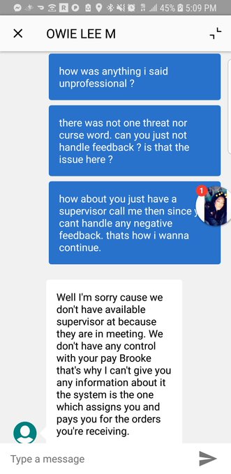 @DoorDash this is the customer support your dashers get ??? And you wonder why you guys lose drivers<a class="tags" target="_blank" title="On Twitter" href="/?out=eyJ0eXAiOiJKV1QiLCJhbGciOiJIUzUxMiJ9.eyJpYXQiOjE3MjMyNjE3ODUsImlzcyI6InR3cG9ybnN0YXJzLmNvbSIsIm5iZiI6MTcyMzI2MTc4NSwiZXhwIjoxNzU0Nzk3Nzg1LCJyZWRpcmVjdF91cmwiOiJodHRwczovL3R3aXR0ZXIuY29tL0Rvb3JEYXNoIn0.W7UIE5XyHo6sYE2Ez-MW0MDvdZECXh-umAnXUvrAEr1TJ-eqV8TCA77Xisl7fHkjmbbDQoAoytZNovixMFOeXw">@DoorDash</a>
