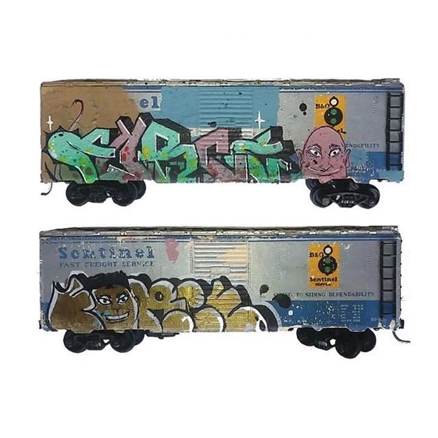 KaleidGallery's tweet photo. #rp @force129
Letter study
mixed media
on vintage
Ho scale model train
Double sided
Avaialble $60
Link is in my bio
#force129
#hoscale
#hoscaletrains
#modeltrains
#artcollectors
#trains
#sentinel
#sentinelfastfreightservice
#bandosentinalser… https://t.co/gWyPkUl26K https://t.co/GKYw2lA912