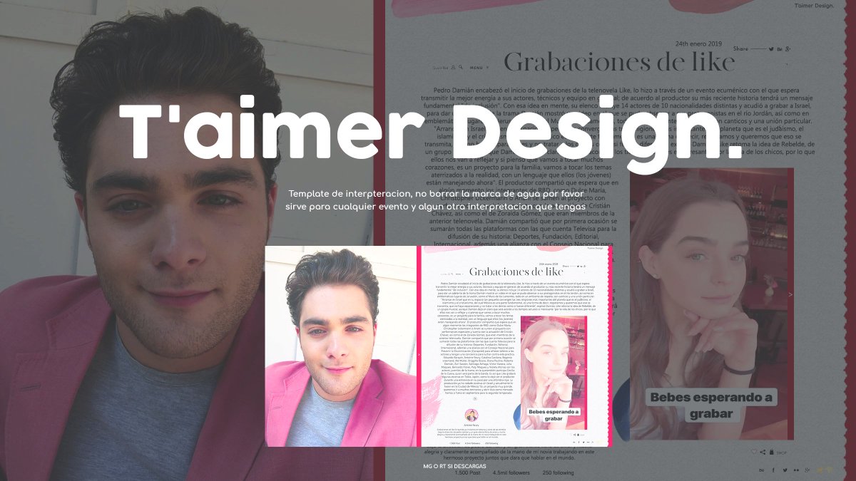 Buenas tarde amigos, les traigo este template de interpretacion para cualquier uso posible.

- No quitar marca de agua
- No arreglar y si lo hacen etiqueten a la pagina
Link : sta.sh/02a995qz7dks
      Mg o rt si descargas