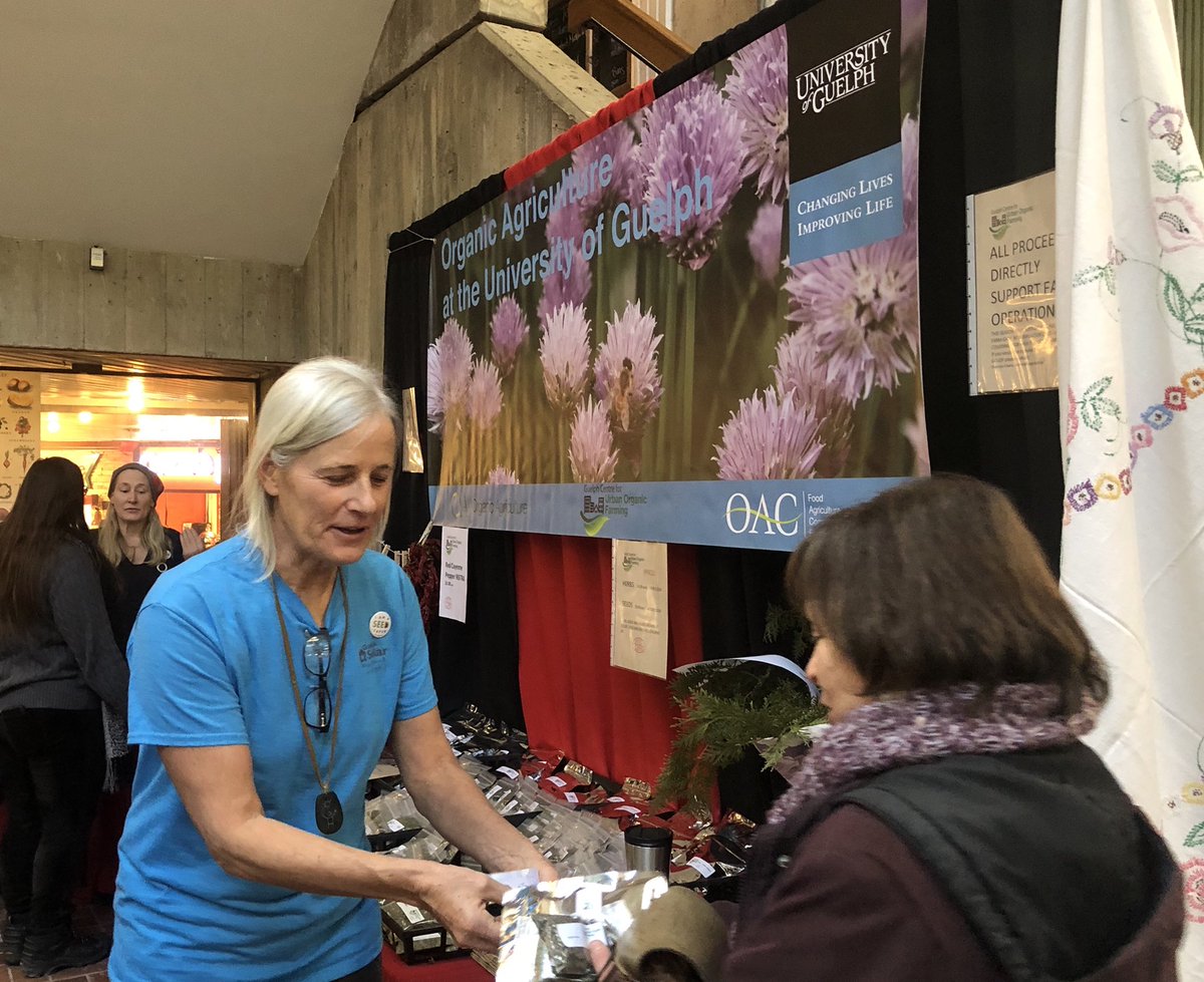 gcuof's tweet photo. We are selling herbs and tea at the #organicconference this weekend and representing the University! Come say Hi - we are looking forward to catching up!! We are near the stairs to brass taps as always!!! #guelphorganicconference https://t.co/Uvac4HfmLT