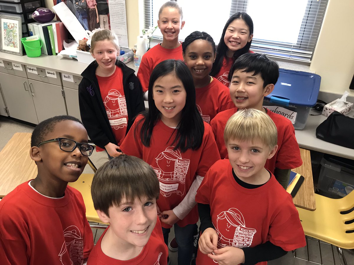 HuberD5's tweet photo. We are so proud of this group of 4th &amp; 5th graders who competed in the Helen Ruffin Reading Bowl his morning!! They came to school early for practices, and they read &amp; studied 10 books during the fall semester to get ready for today. @GACaanderson #gacelem 👏🏼 📚 https://t.co/NwkUJeDXGB