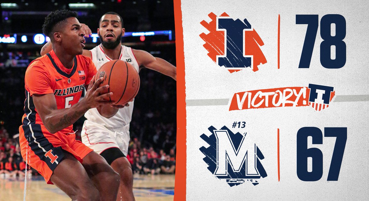 KNOCKOUT! 🐢🥊

#Illini take down No. 13 Terps at <a href="/TheGarden/">MSG</a>.