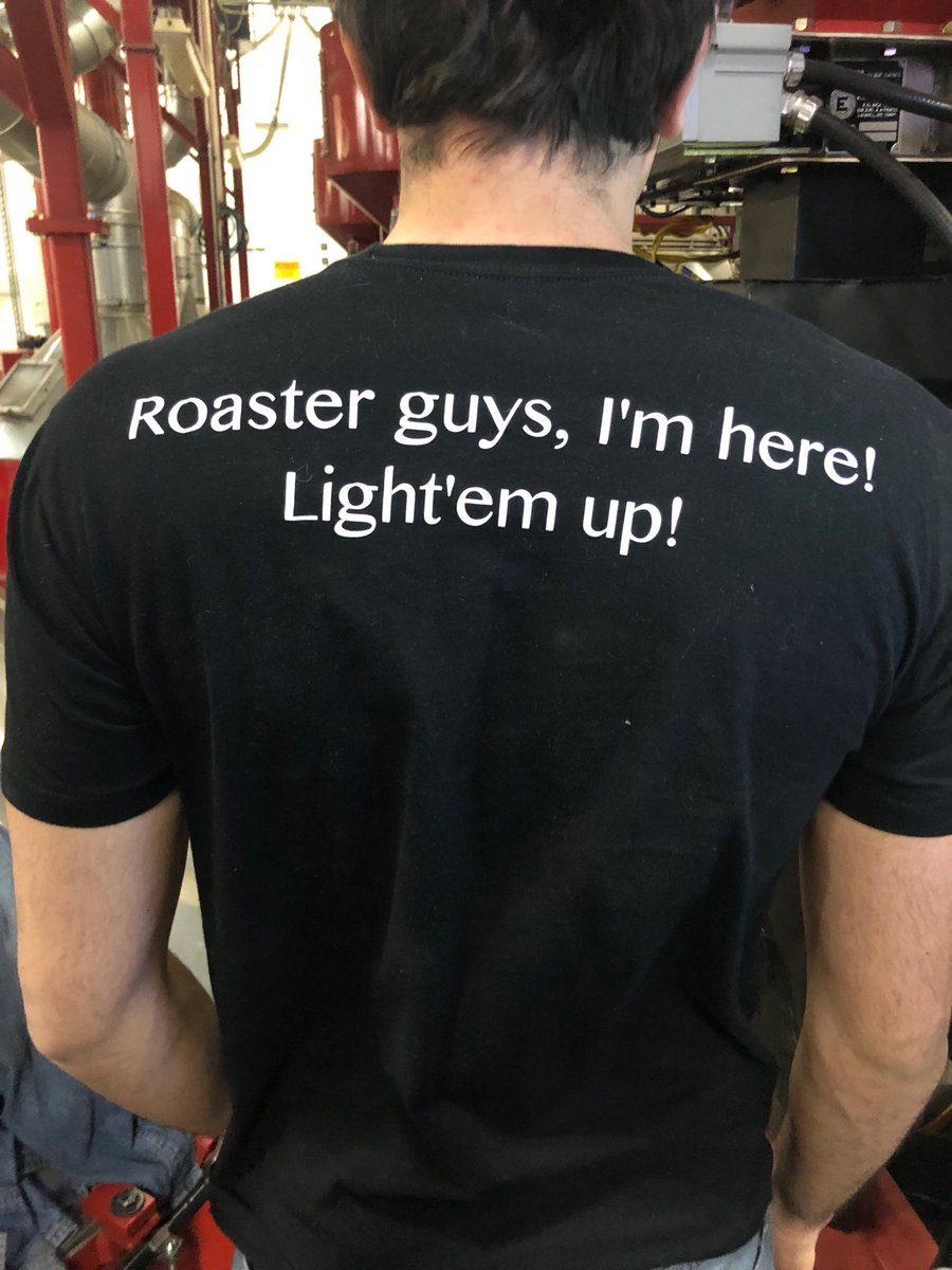 roastmeister's tweet photo. Our new company tees https://t.co/m1SncU7Rka
