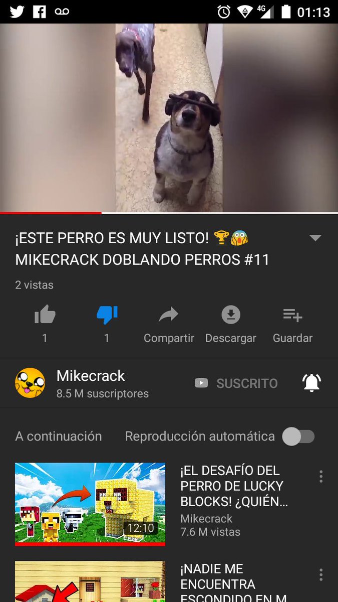 VicrackC's tweet photo. @MikecrackYT Primer like  y primer duslike! https://t.co/o8q8be2JJ4