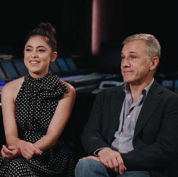badpostwaltz's tweet photo. Christoph and Rosa Salazar promoting ‘Alita: Battle Angel’ 🖤 https://t.co/KdxQTV2Sll