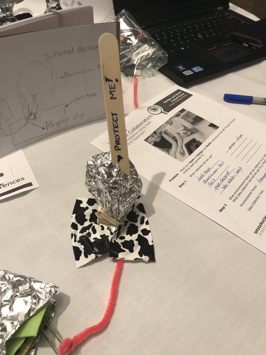 YKrawiecki's tweet image. Lots of fantastic #STEM prototypes using a design process to solve the problem and applying the microbit sensor to leverage digital. @LetsTalkScience #digilitxLTS @MsCowan123