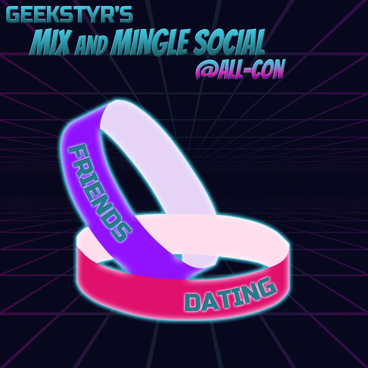 Join us at our Mix and amingle event the Saturday night of All-Con! Whether you’re single or not come connect with others who share your interests!
#allcon #dallascomiccon #mixnmingle