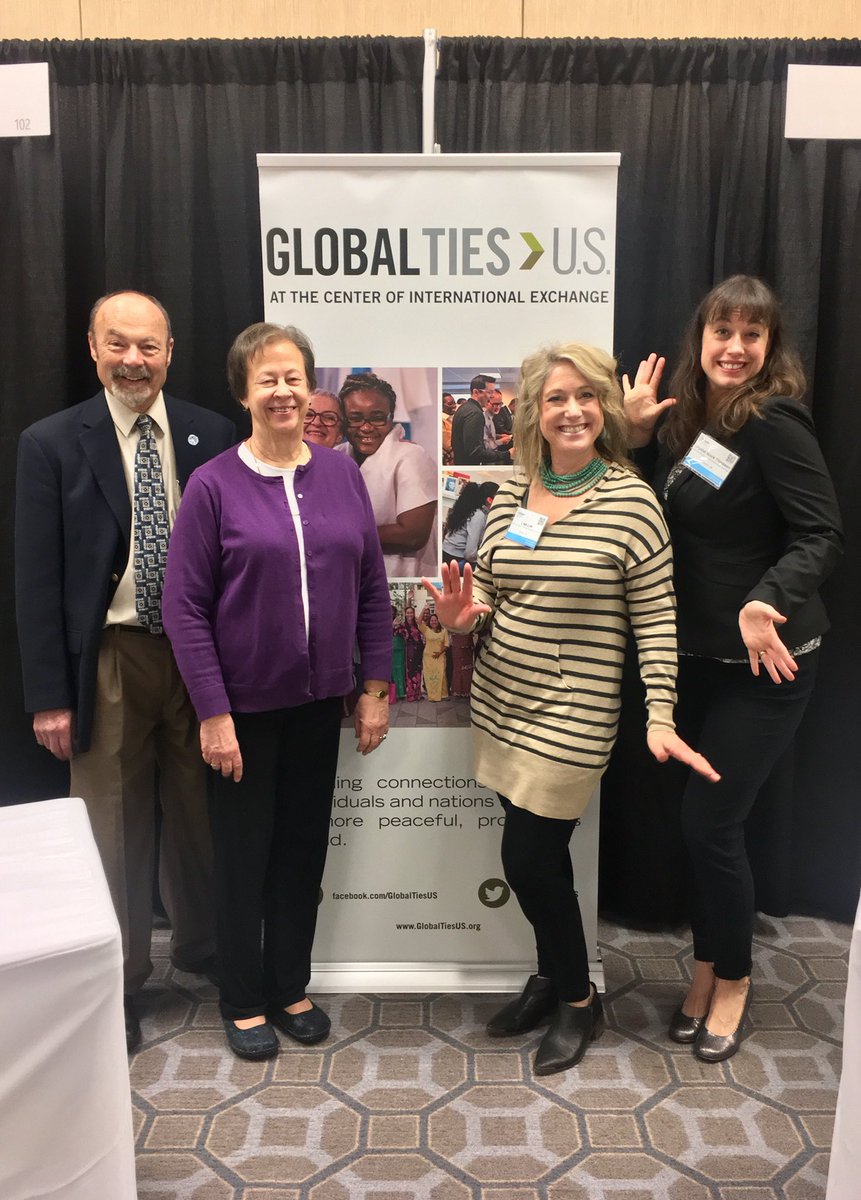 CBockThiessen's tweet photo. Leaving D.C. inspired and motivated today for our work with the @LincolnCIV ! Thank you to @GlobalTiesUS and everyone with the @StateIVLP and @ECAatState for an amazing conference on international exchanges and citizen diplomacy. Bravo! 👏 #GlobalTies2019 #ExchangeEffect https://t.co/OXSYLXOpfR