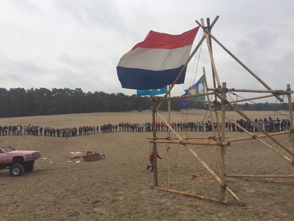 Wat een spektakel in de Soester Duinen tijdens IJsberenweekend 2019. #Soest #Scouting