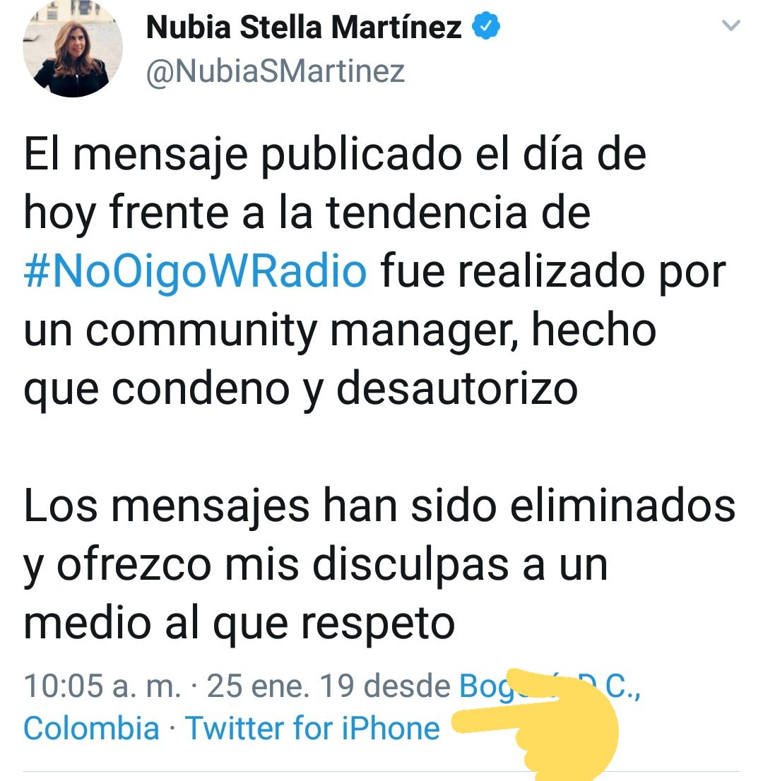 Pelicolombianas's tweet photo. Preguntas que todos debemos hacernos: ¿Desde dónde tuiteaba Juan Camilo Montoya a las 7AM? ¿Desde el mismo iPhone de @NubiaSMartinez? Si es así, ¿se encontraron para desayunar o pasaron la noche juntos? ¿Podemos ver el contrato laboral de Juan Camilo?

#YoSoyJuanCamiloMontoya https://t.co/eq2zTrM3ge