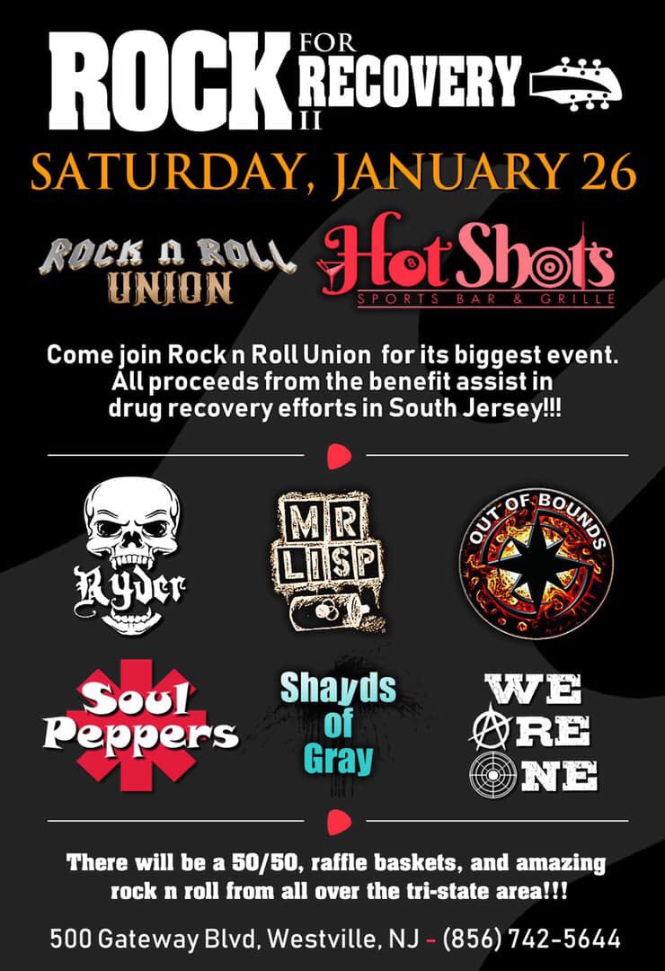 MrLispBand's tweet photo. Raising money tonight for addiction recovery. Please come out if you’re in the Philly/ Jersey area! #mrlisp #punk #rocknrollunion #music #philly #philadelphia #nj #newjersey #hotshots https://t.co/mBEgxQyYdL