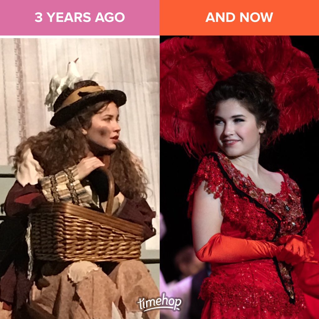 WakelandTheatre's tweet image. Our @Elizadye has come a long way since freshman year. From the Bird Lady in Mary Poppins to Dolly Levi in Hello, Dolly! she has been a presence on the stage! Here’s to the end of your senior year! We love you!