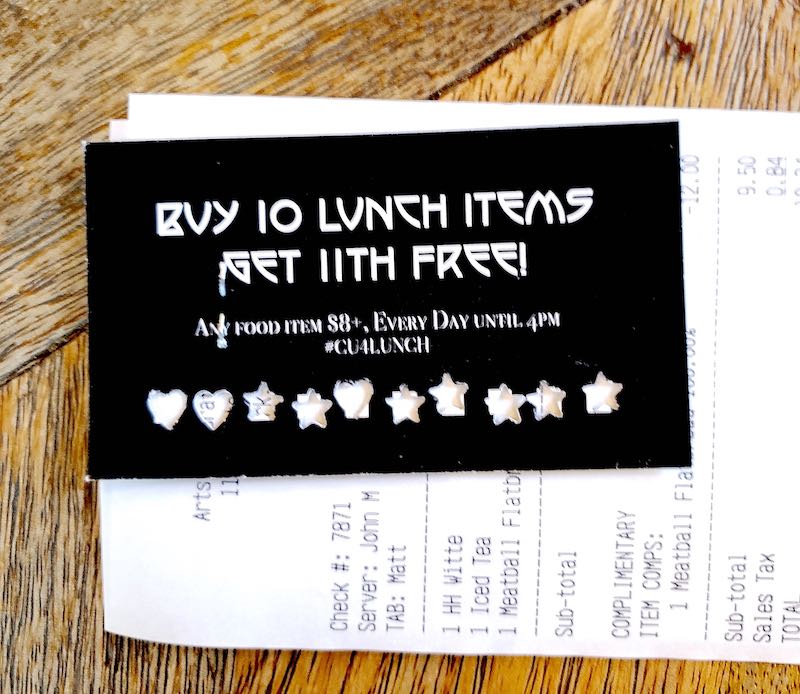 ACBeerNYC's tweet photo. Congratulations to Matt for being our 1st customer to get one. Don't forget to get your own 11-for-12 lunch card, and check out our menu on our website. #CU4LUNCH !!
... #acbeernyc #acbeemh #special #lunch #freelunch #lunchprogram #loyaltycard #craftbeer #barfood https://t.co/I8K7iJuYwE