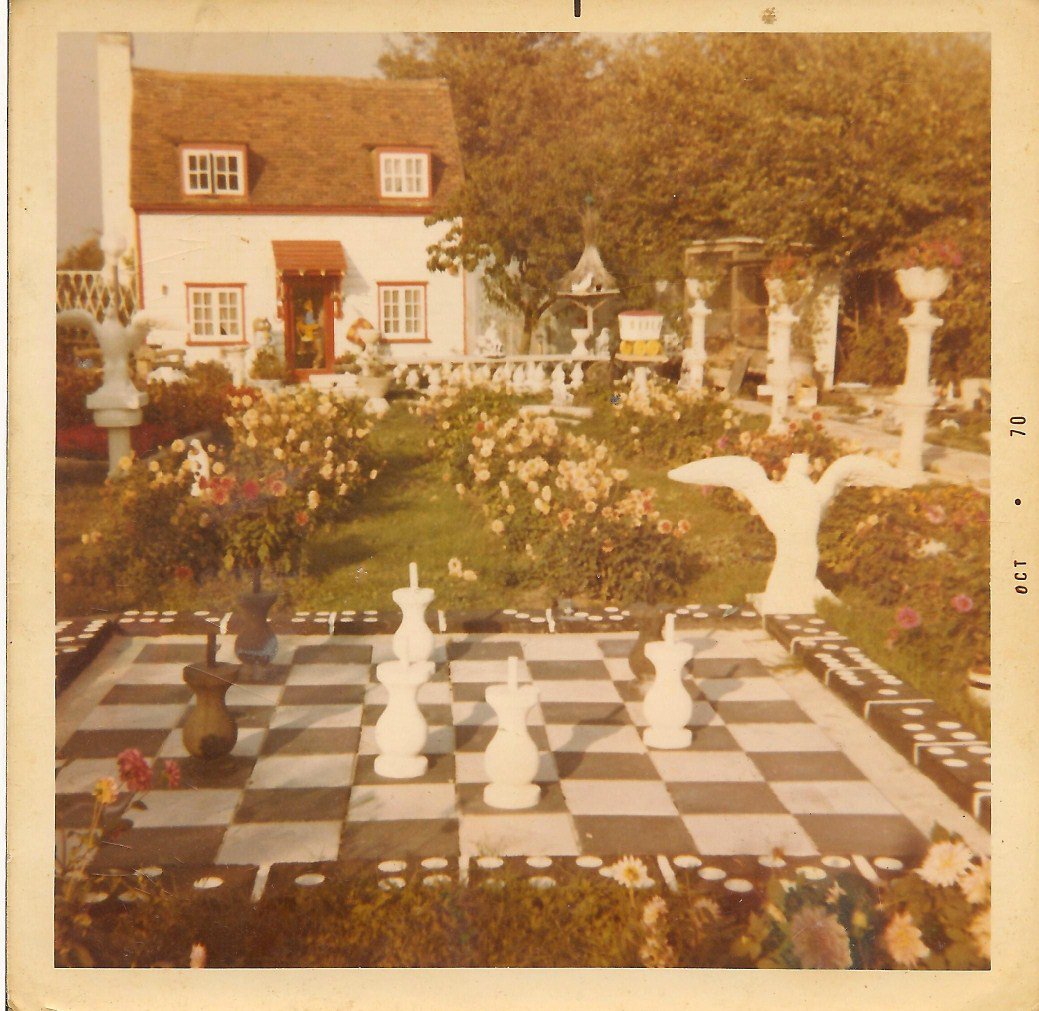 OrnamentUk's tweet photo. Our Cottage and Front Garden c.1970, Established by my parents in 1962 these premises still belong to us and the front fully stocked, you may have been here many years ago. #gardengiftideas #gardening #essex #rochford #gardener #gardenornaments #whelans #hedleys #statues #antique https://t.co/EeEKvUDM0c