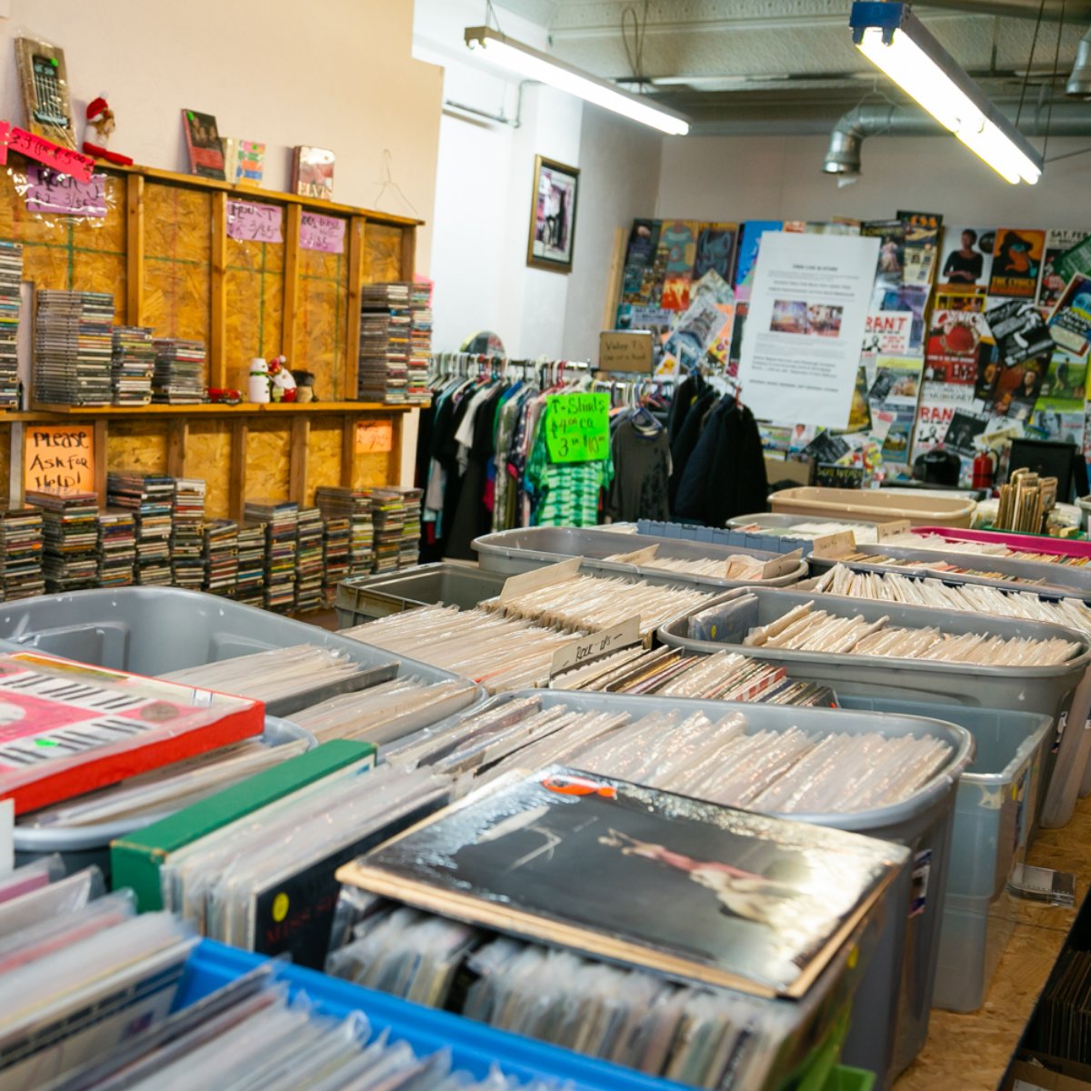 RatherRippedRec's tweet image. We have so much vinyl it must be some sort of record.