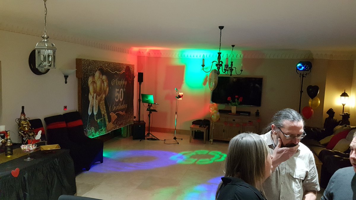 JonPaulSingerDJ's tweet photo. Super compact #PartySinger setup tonight for a private house party for a lovely #Welsh lady's 50th near #Aberdare.
#goodtimes #ilovemyjob https://t.co/t7wTDIXNao