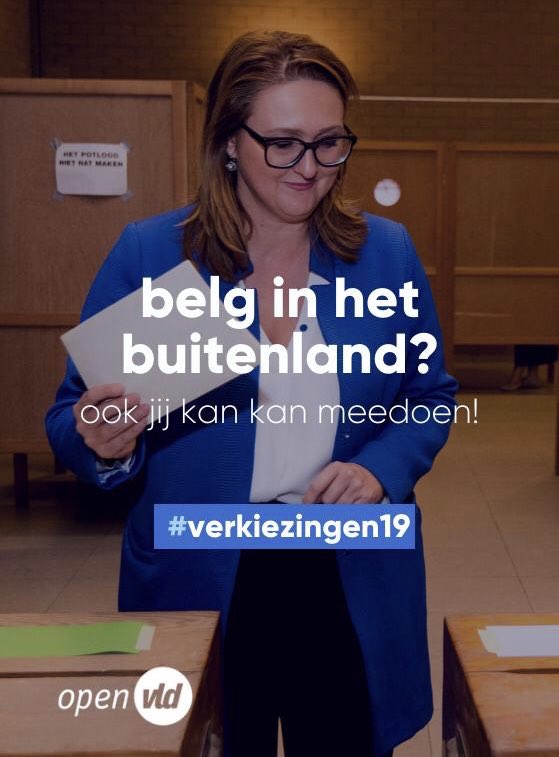 hildevautmans's tweet photo. Belg in het buitenland? Registreer je zeker voor 31/1 om te kunnen stemmen voor de verkiezingen van 26 mei!👍 #gewoondoen #stemmen https://t.co/0tZLqTtI6R