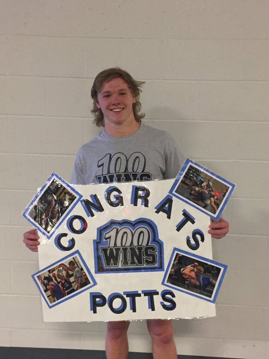 Congratulations to Morgan Potts on making the Century Club, doing it in style with a pin!