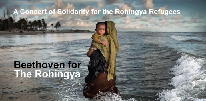 Two <a href="/AmherstCollege/">Amherst College</a> alumni <a href="/GeorgeMathew/">George Mathew</a> '91 (Conductor) and @jtroyviola '92 (Viola) onstage at <a href="/carnegiehall/">Carnegie Hall</a> for our BeethovenfortheRohingya.org concert on Monday, January 28 at 8pm. Honored to have <a href="/AmherstCollege/">Amherst College</a> Pres. <a href="/Biddy_Martin/">Biddy Martin</a> on our distinguished Honorary Advisory Board.