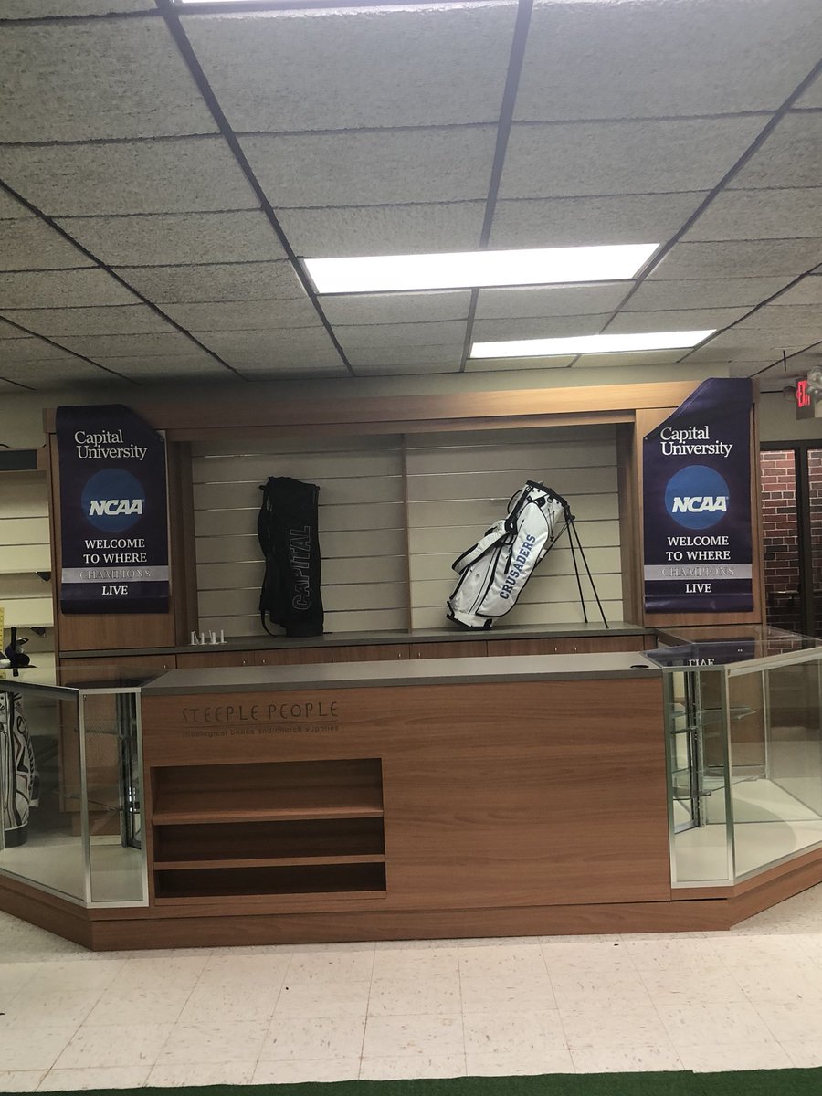 coachgarciapga's tweet photo. I’d also like to thank the Alumni “Varsity C” group . Wes ,Nikki ,and Tyler I can’t thank you guys enough for all that you have done for our golf programs . The room will be named the “Varsity C Golf Room” in honor of all the hard work you guys do #capfam @CapCrusaders https://t.co/ZUUgjs9wF0