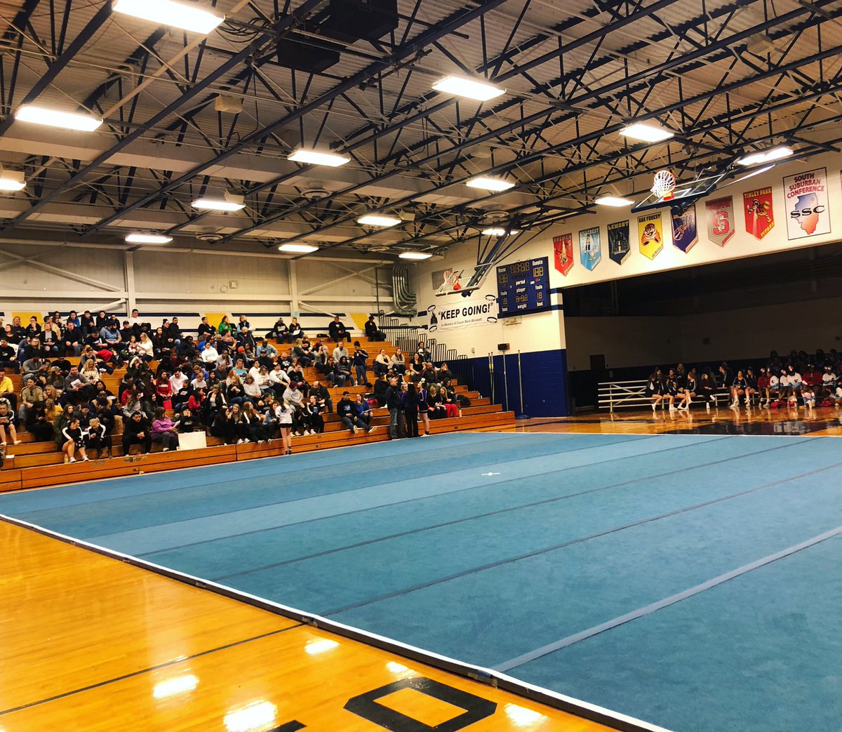 RevoltCheer's tweet image. As coaches and gym owners, it is important to keep growing, learning and evolving with the sport! We are at the Lemont High School Cheerleading Sectional seeing the best of the best! Illinois Cheer is 🔥