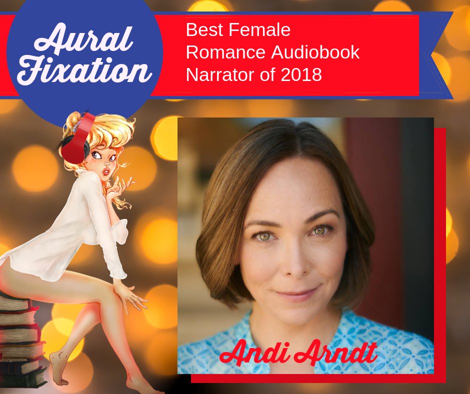 auralfixationfb's tweet photo. Congratulations to Andi Arndt for Best Female Romance Audiobook Narrator of 2018! @andi_arndt @RomanceNarrator @audible_com @SovasVoice @AudioPub https://t.co/IBSxVvbkG2