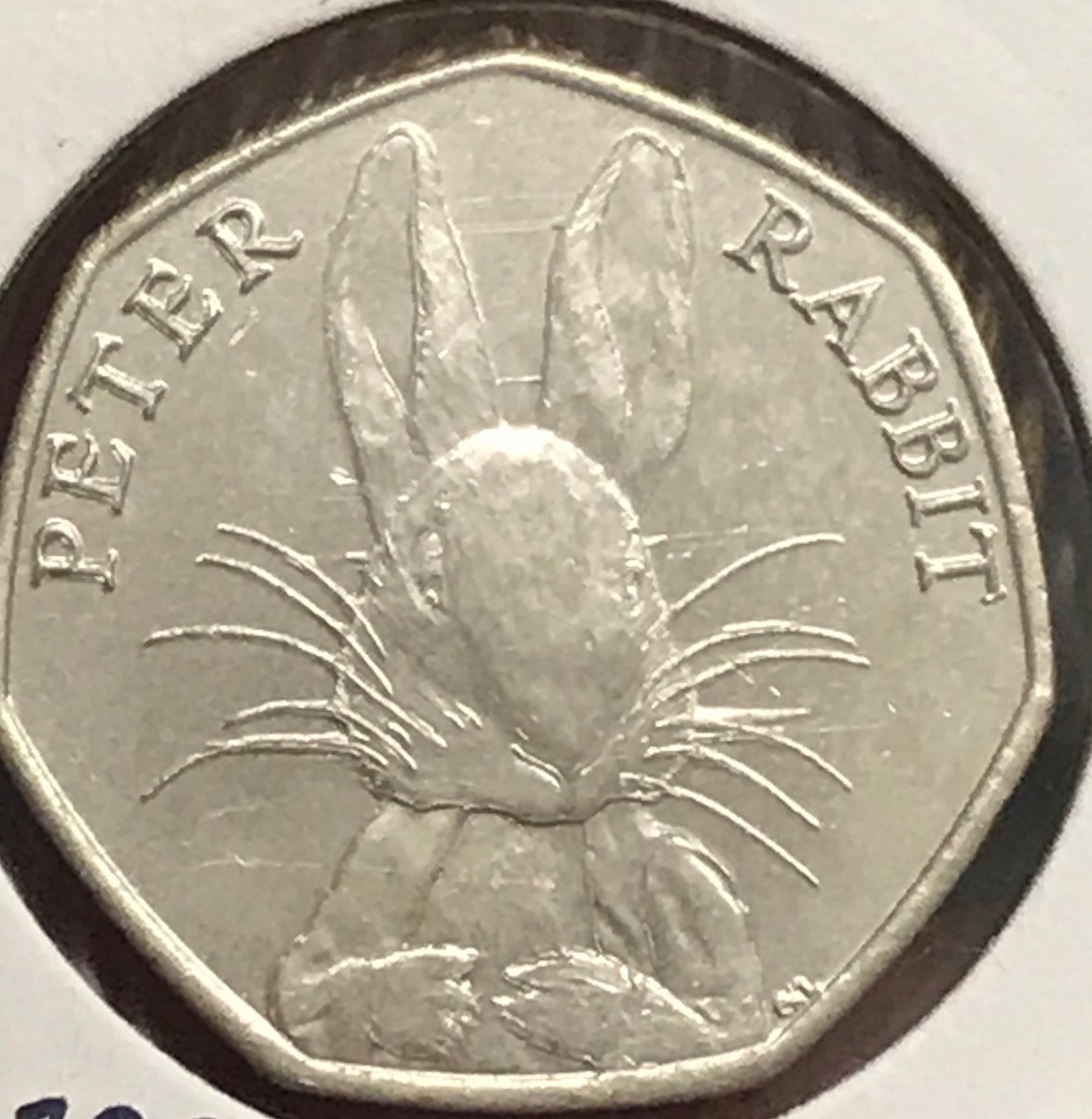 GBritaincoinsUk's tweet image. 2016 50p #PeterRabbit Elizabeth II Great Britain #Minterror both sides rare coin .