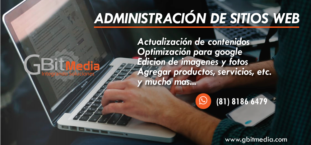 GbitMedia's tweet photo. Para que su Sitio Web siga teniendo éxito se requiere de un mantenimiento constante, actualizando productos, servicios, ofertas, precios, noticias e imágenes.
Contactamos y pregunta por nuestros planes

contacto@gbitmedia.com
Whatsapp: (81) 8186 6479 https://t.co/9YG7cN5QJS