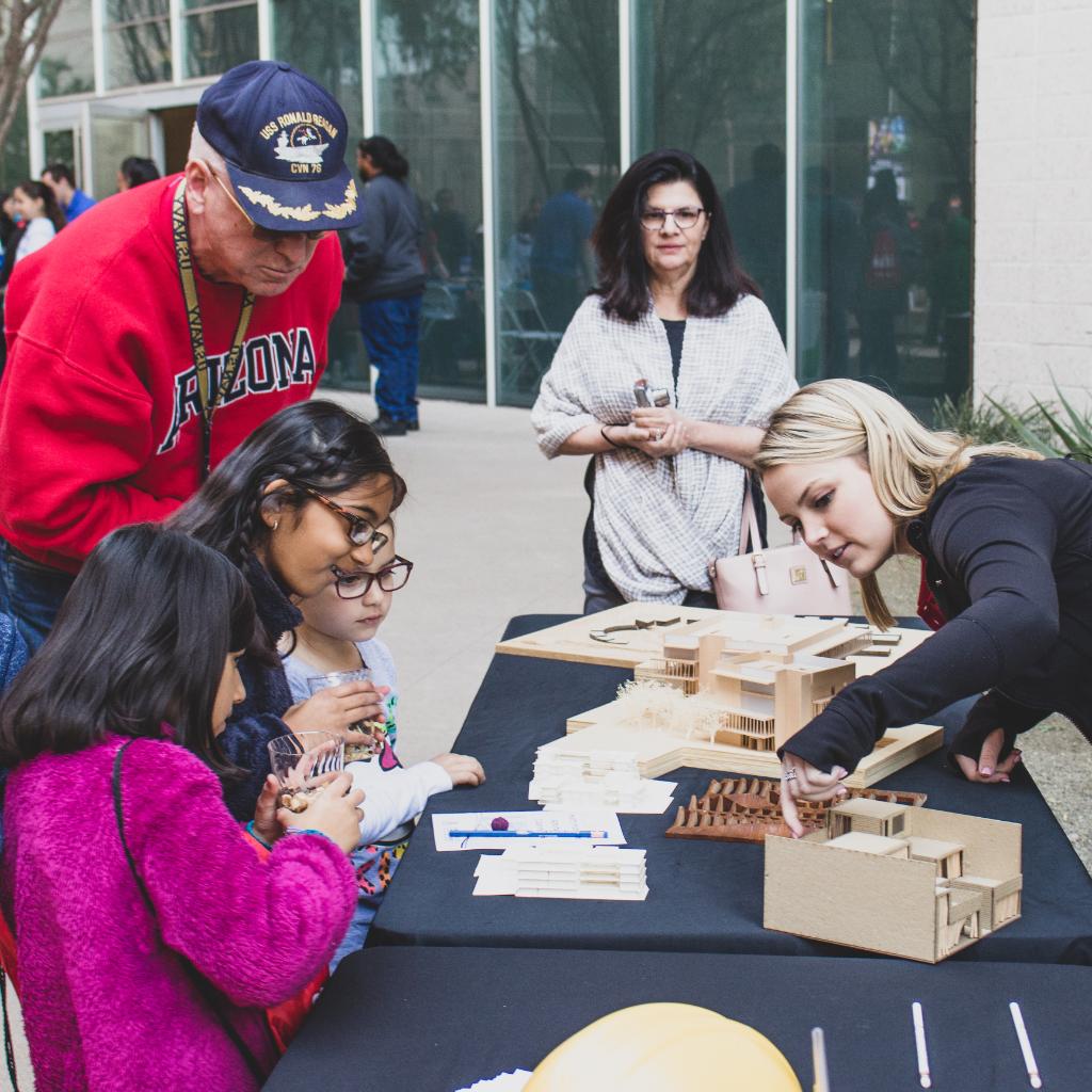 UArizonaCAPLA's tweet photo. We found some future makers of the built environment at #Connect2STEM2019 , Connect with your inner builder at our Camp Architecture this summer! https://t.co/YLZlXzCv0Q https://t.co/j0292WYt1x