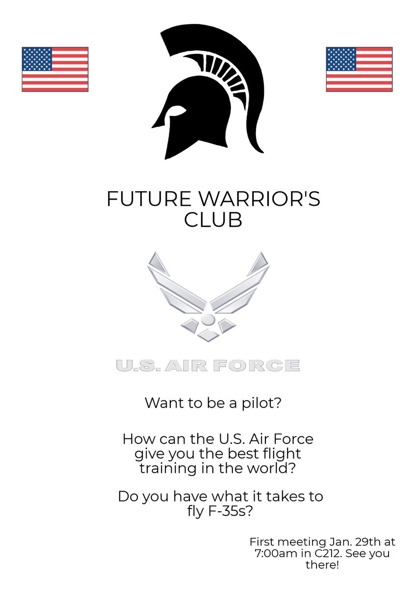 TRHSwarriors's tweet photo. Officer profile: Tim McCrary
@timcCrary 
Senior
U.S. Air Force 

Tim represents the U.S Air Force branch of FWC. 

Tim plans to join the Air Force after graduation. https://t.co/kYUT5vEu9L