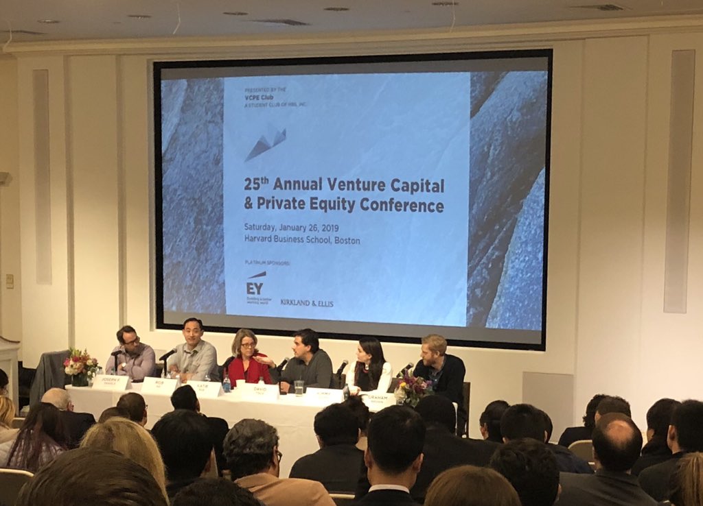 JulsKlein12's tweet photo. Celebrity funds? Round sizes? Overhyped sectors? Hot takes on the #VC market @HarvardHBS PE/VC Conference https://t.co/P1Sz6CdWwV