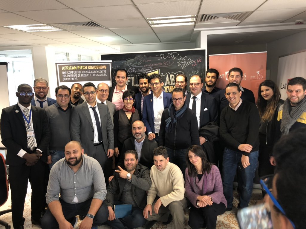 ZakariaFahim's tweet photo. #hubafrica #Amdie #bdo #cjd #ccg #awb #flat6labs welcome ce jour a #Tunis pour le Pitch avec à la clé sélection des 3 meilleures start up #Tirarobots #Boostiny #Seemba qui iront à Casablanca pour la finale de Hub Africa les 12 & 13 juin pour grandir et faire grandir leur projet https://t.co/Z1GtlarOHI