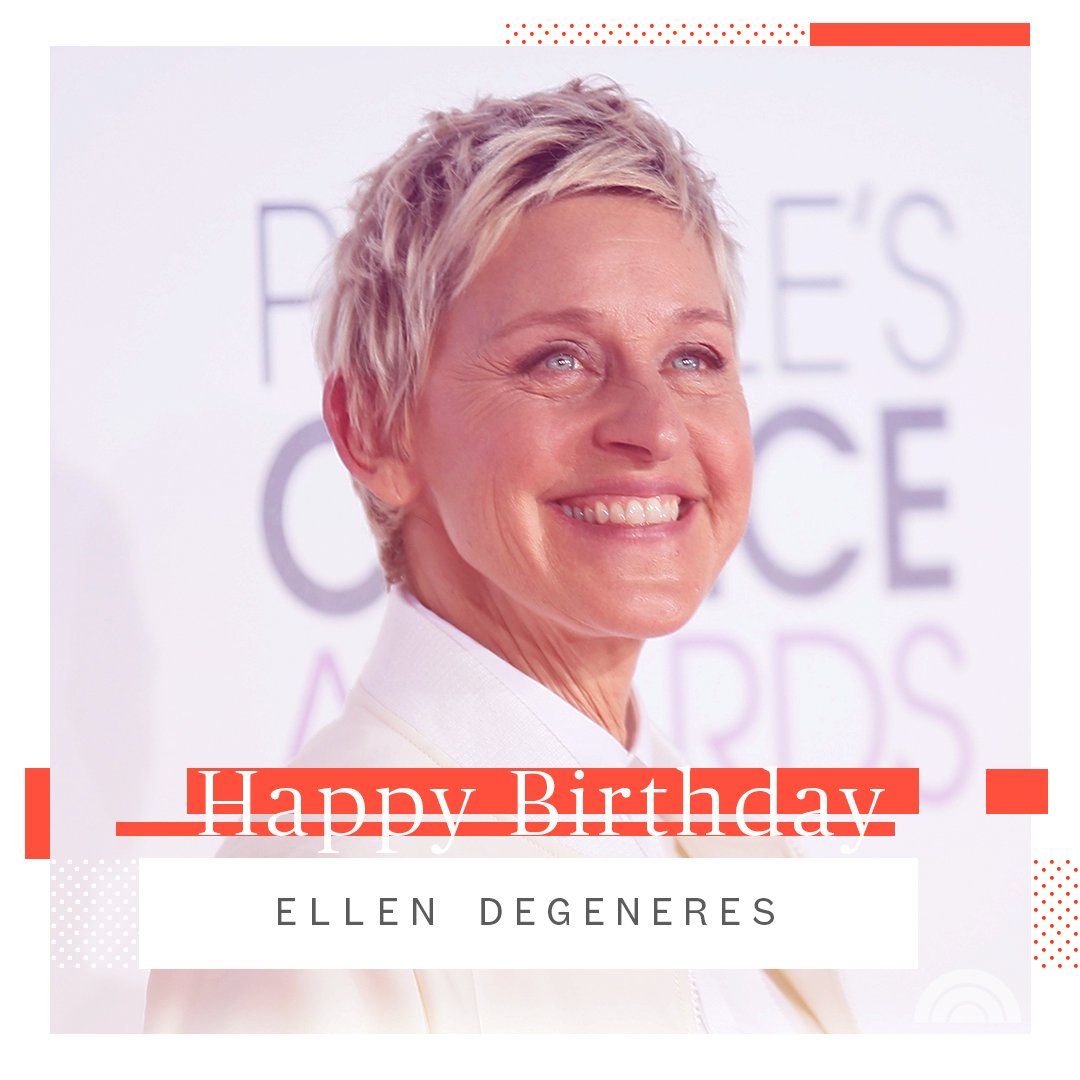 Ellen Degeneres's Birthday Celebration HappyBday.to
